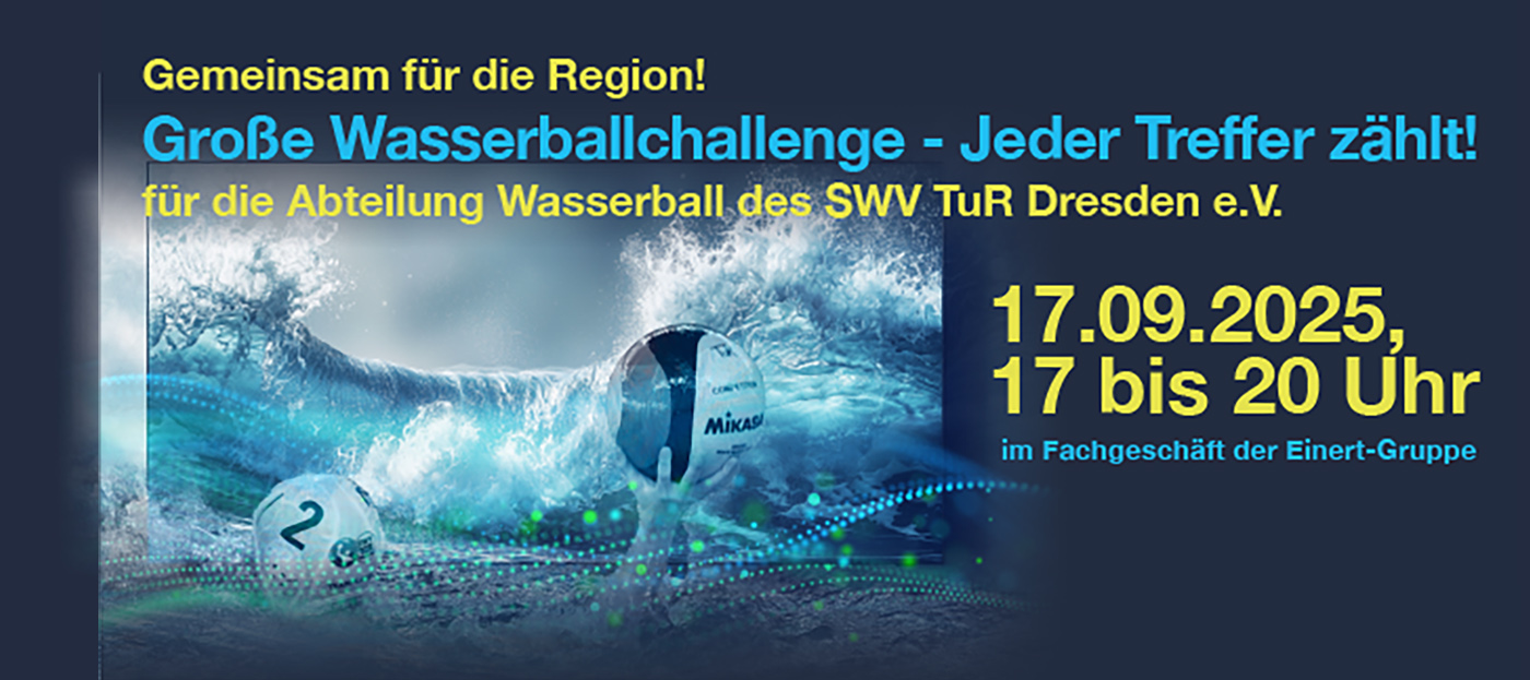 Anmelden zur Großen Wasserballchallenge!